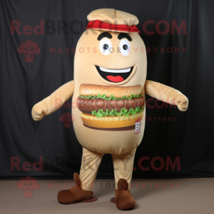 Beige Burgers maskot...