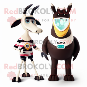 Crème okapi mascotte...