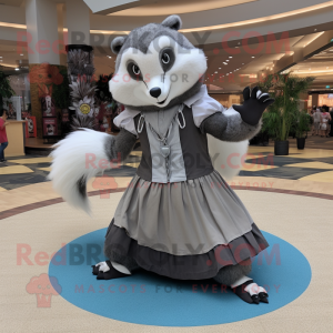 Gray Badger mascotte...