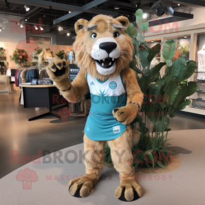  Smilodon mascotte kostuum...