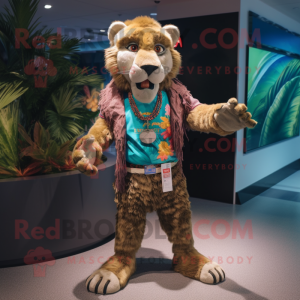  Smilodon mascotte kostuum...