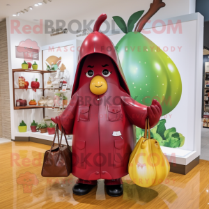 Maroon Pear mascotte...