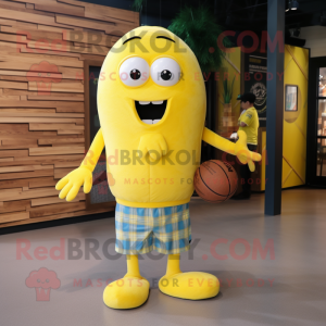 Lemon Yellow Basketball...