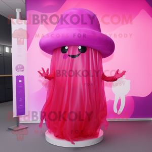 Magenta Jellyfish mascotte...