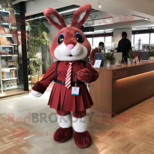 Maroon Rabbit mascotte...