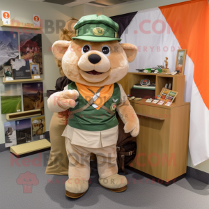 Tan Irish Flag mascotte...
