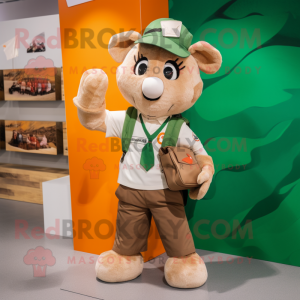 Postava maskota Tan Irish...
