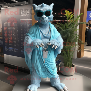 Sky Blue Gargoyle mascotte...