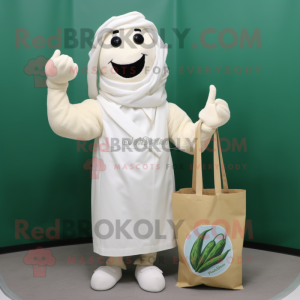 Hvit Pesto Pasta maskot...