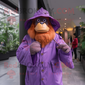 Purpurowy orangutan w...