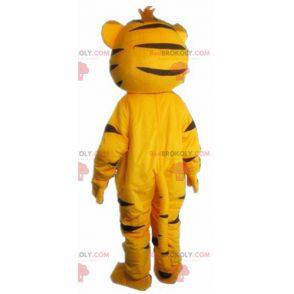 Orange white and black feline tiger mascot - Redbrokoly.com