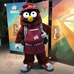 Maroon Momentum mascotte...