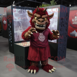 Maroon Gargoyle mascotte...