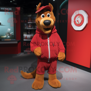 Red Dog maskot kostume...