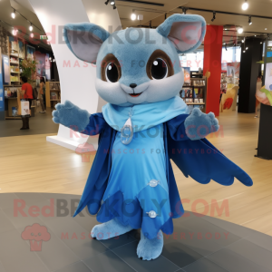 Blue Flying Squirrel maskot...