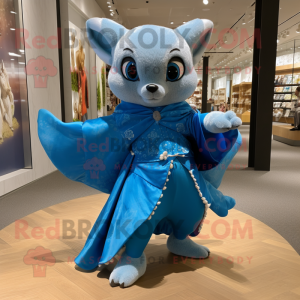 Blue Flying Squirrel maskot...