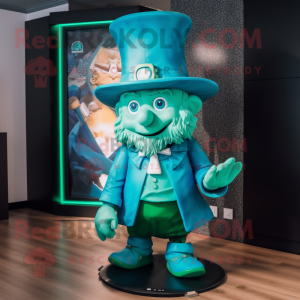 Cyanfarbener Leprechaun-Hut...