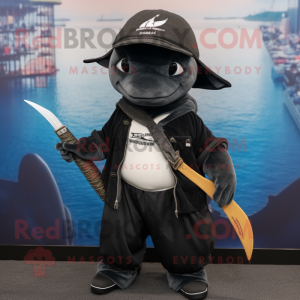 Black Swordfish mascotte...