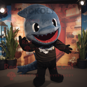 Black Swordfish mascotte...