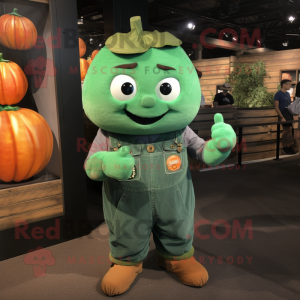 Green Pumpkin mascotte...