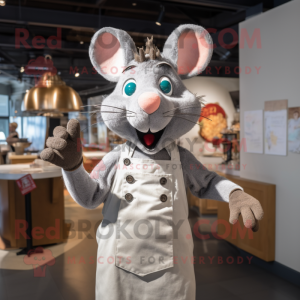 Sølv Ratatouille maskot...