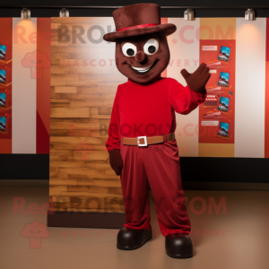 Red Chocolate Bar maskot...