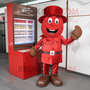 Red Chocolate Bar mascotte...