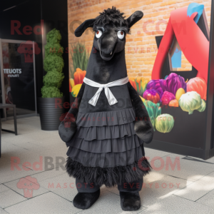 Black Llama mascotte...