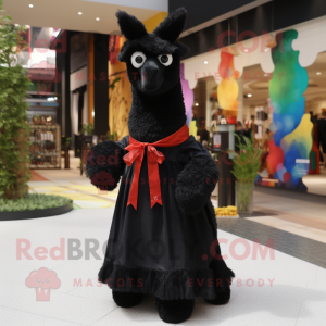 Personagem de mascote Black...