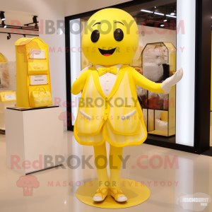 Citrongul chokolade maskot...