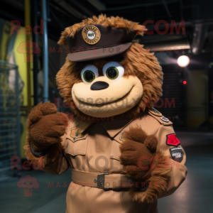 Bruin Commando mascotte...