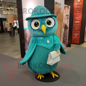 Postava maskota Teal Owl...