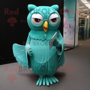 Postava maskota Teal Owl...