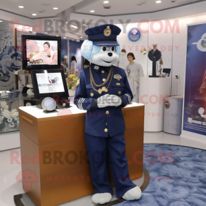 Navy Armbånd maskot kostume...