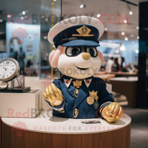 Navy Armbånd maskot kostume...