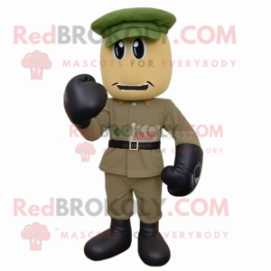 Olive Boxing Glove mascotte...