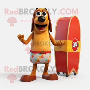 Rust Hot Dog maskot kostume...