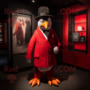 Red Penguin mascotte...