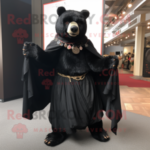 Black Bear maskot kostume...