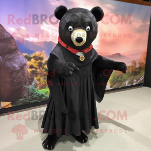 Black Bear mascotte kostuum...