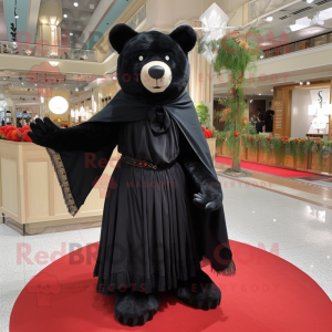 Black Bear mascotte kostuum...