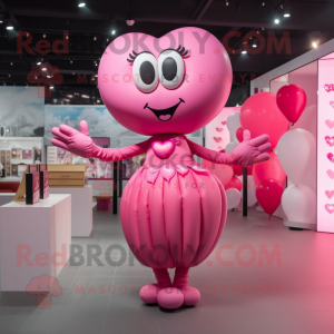 Różowe balony w kształcie...