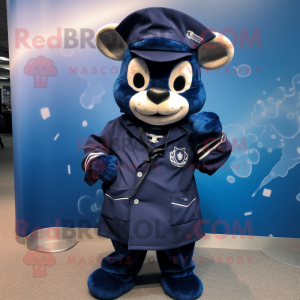 Maskottchen kostüm der Navy...