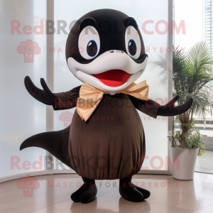 Brown Killer Whale mascotte...