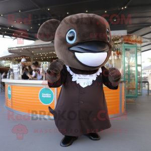 Brown Killer Whale mascotte...