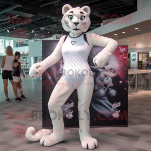 White Panther maskot...