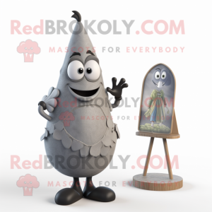 Gray Pear mascotte kostuum...