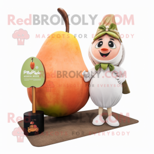 Peach Pear mascotte kostuum...