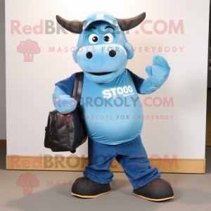 Blue Beef Stroganoff maskot...