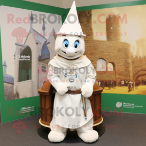 Weißes Maskottchen Kostüm...